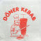 1000 Stück Döner - Kebab - Tüte/Dönertasche (Weiß mit Motiv / 16 x 16 cm)
