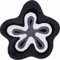 Grund COLANI Exklusiver Designer Badteppich 100% Polyacryl, ultra soft, rutschfest, ÖKO-TEX-zertifiziert, 5 Jahre Garantie, Colani 1, Badematte 100 cm rund, anthrazit