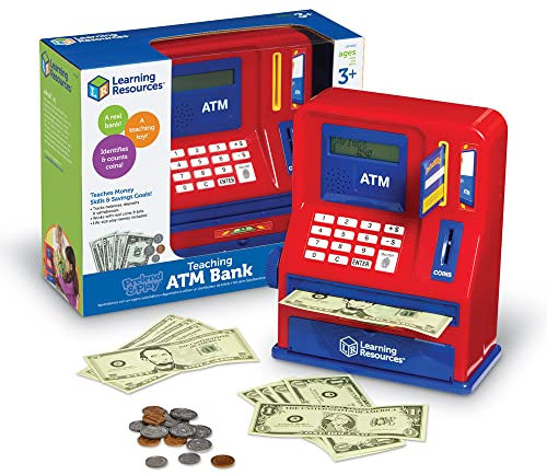 Pretend And Play Teaching Atm Bank