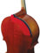 Acousta Grip 433289 Cello Polster Virtuoso rot für Größe 4/4 bis 1/2