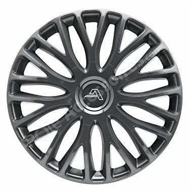 Radkappe 15 Zoll grau anthrazit Milano – Lot 4 Radkappen Auto