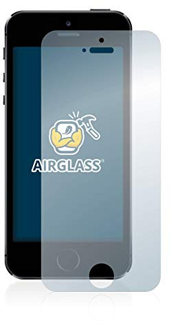 BROTECT Schutzglas für Apple iPhone 5 / 5S / 5C / SE 2016 Schutzfolie Made in Germany Panzer Folie Glas Displayschutz [ 9H, Anti-Fingerprint]