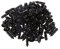 50pcs Agujero de 6 mm de Empuje de Plástico Negro En el Tipo de Remaches de Fijación Pin Clips ATV