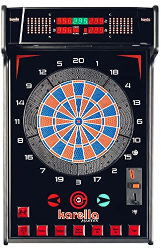 Dartautomat E-Master mit Münzprüfer, Wandgerät, in Tunier-und Profiqualität, ohne Standfuß- Made in EU