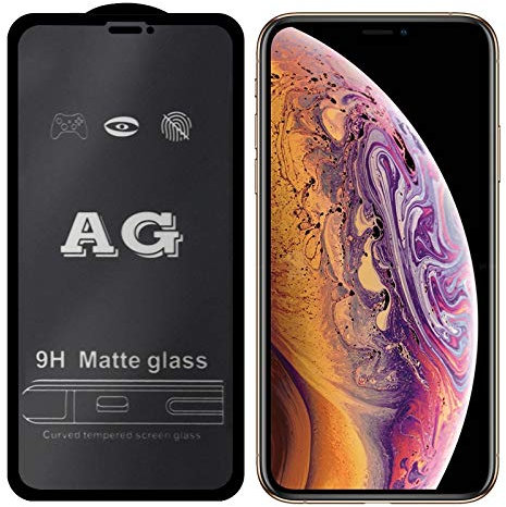 Cqu Protecteur d'écran de Remplacement AG Mat givré téléphone Portable Avant Couverture complète écran Bouclier Film Protecteur d'écran en Verre trempé for iPhone 8 Plus et 7 Plus Smartphone