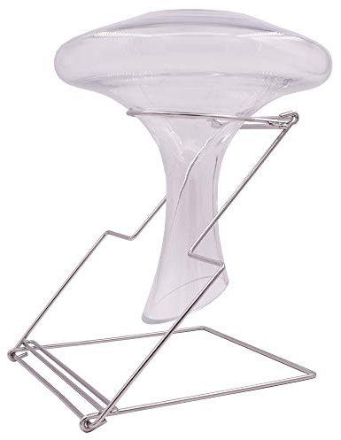 YYST Foldable Wine Decanter Foldable Drying Stand - For Large Bottomed Wine Decanters - No Decanter (1)