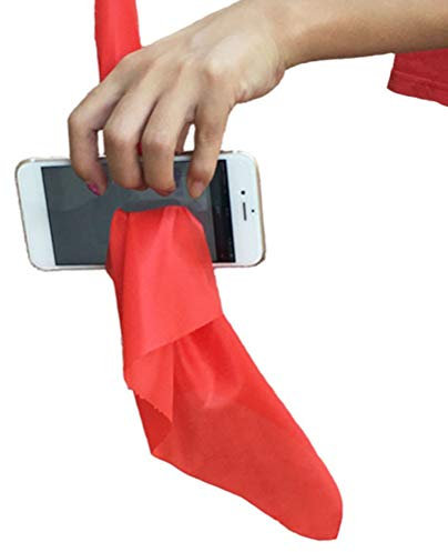 JTLB Magic Scarves Magic Props Handkerchief Silk Magic Tricks Accessories for Stage Magic Show Vanishing Silk Through The Glass