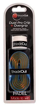 ShockOut Dual Pro Grip Und Overgrip In Blau Und Orange