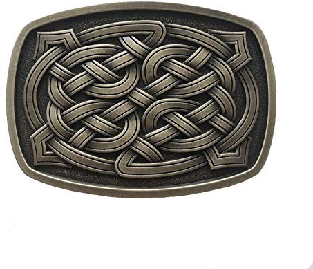 Piratenladen Buckle Kelten, Wikinger, Germanen, Knoten, Messing, Gürtelschnalle