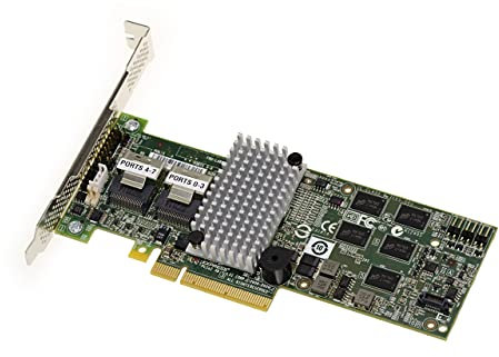 KALEA-INFORMATIQUE Scheda controller PCIe 3.0 SAS 6GB 8 porte. Modello LSI 9260-8i con Raid 0 1 5 6 10 50 60 e 512 MB di cache DDRII.