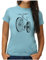 OM3® Mountainbike T-Shirt - Damen - Fahrrad MTB Bicycle Biking - M, Hellblau
