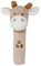 Nattou Greifling Giraffe Luna aus Polyester, Mit Quietsche, Ca. 16 cm, Luna und Axel, Beige / Weiß
