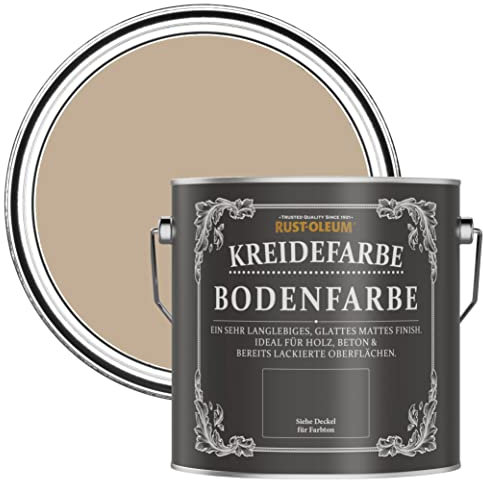 Rust-Oleum Brown Scratch-Resistant Floor Paint in Matt Finish - Salted Caramel 2.5L