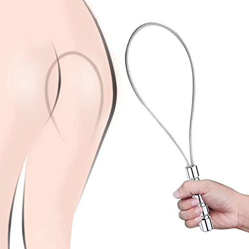 Iron-Story Fouet d'entraînement d'équitation à poignée en métal Blanc pour l'équitation