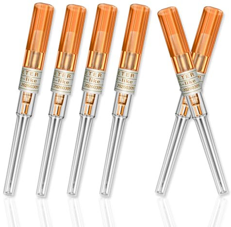 TONBAO 6 Stück Piercing Nadeln 14G Einweg Für Körperpiercings