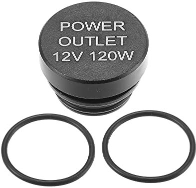 X AUTOHAUX Universal Car Cigarette Lighter Plug Socket Cover12 Volt Black