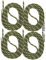 SNORS 2 pares de cordones redondos, 21 colores, 75-200 cm, diámetro de 5 mm, cordones de seguridad para zapatos de trabajo y zapatos de senderismo, resistentes a la rotura, lavables y robustos, Gris