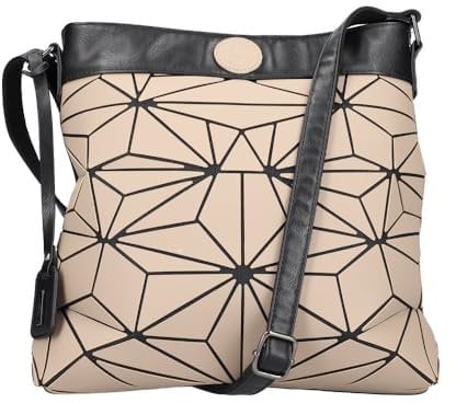 Rieker Damen H1316 Umhängetasche, Beige