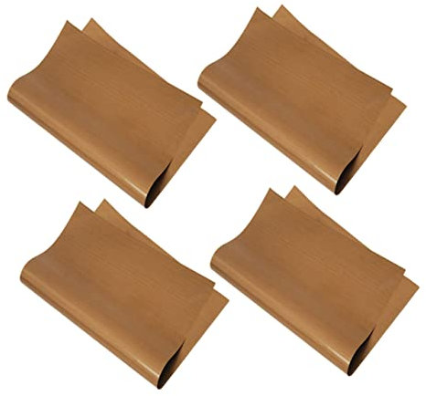 Housoutil 4 Sheets Baking Dish Cloth Baking Mats Silicone Pastry Mat Butter Paper Silicon Baking Mat Macaron Baking Mat Baking Pan Liner Cloth Coating Non Stick High Temperature Cloth