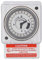 Mechanische Zeitschaltuhr, AC 220V Analog Timer 24 Stundens 15 Minuten 90 Segmente Hutschiene Zeitschalter für Lampen, Warmwasserbereiter, Bewässerung