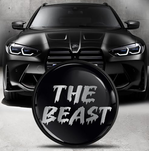 Biomar Labs Motorhaube Kofferraum Plakette Abzeichen 82mm Kompatibel mit BMW Emblem 51148132375 EO 26