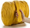 MeriWoolArt® 100% XXL Merino Wolle Garn 4-5 cm Dicke Wolle Garn, Filzwolle Trockenfilzen Nassfilzen, DIY Klobiges Wolle Garn Decke, Decke Baby Wolle, Arm Stricken Decke Garn Yellow, 250g