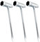 Niuohoy Set of 3 Combination Wrenches, Spark Plug Wrench, Chainsaw Wrench, White Galvanised Chainsaw Combination T-Key, Slotted Screwdriver, Combination Spanner (13 x 19 mm)