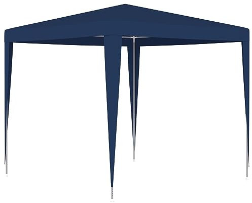 ShCuShan Festzelt 2,5 x 2,5 m blau, Gartenpavillon, faltbar, robust, U V50+, Zelt für Garten, Party, Camping, Festival, Bier, Picknick, Hochzeit