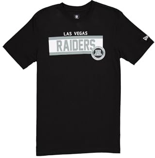 Las Vegas Raiders Unisex NFL Regular T-Shirt High Density Ink Screenprint Front Graphic Original Team Color T-Shirt