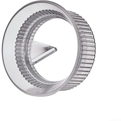 Moka Pot Kaffee Dosierring Tamper Distributor Rotary Design, geeignet für die meisten Töpfe (Transparent 82MM)