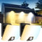 vighep Aussenlampe mit Bewegungsmelder, 3000K-6500K Warm Neutral Kaltweiß 24W Led Strahler Außen Superhell mit 3 Leuchtmodi, IP65 Wasserdicht Fluter Flutlicht für Garage Garten Hof Haustür -2 Stück