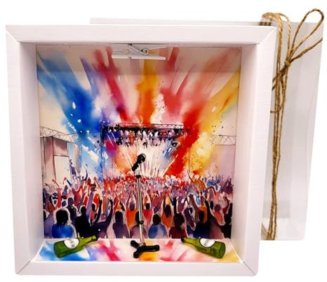 Geldgeschenk Verpackung Musikfestival Popkonzert Geschenkidee Tour Konzert