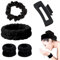 Bandeau Soin Visage et Skincare - Bandeau Cheveux Femme Maquillage, Bandeau Noir, Serre Tête Homme et Serre Tête Maquillage pour le Confort du Visage et le Soin du Spa de la Tête