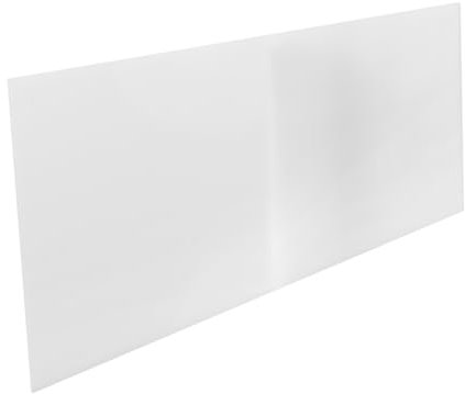 Yardenfun Acryl Lampenschirm Diffusor Lichtstreuungsplatte Deckenleuchte Pendelleuchte Weiß Halbtransparent Gleichmäßige Lichtverteilung Uv-beständig