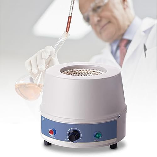 Lab Constant Temperature Heating Mantle Equipment, with Thermal Regulator - 380℃ Max Heating Temperature, for Heating Liquids in Industry, Research and Other Fields,HM-250ml