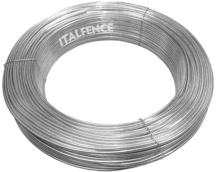 Italfence - Eisendraht, verzinkt, 100m (verschiedene Durchmesser) [Ø2,70mm]