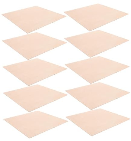 Lurrose 10 Stück Brandmalerei Platte Biegsames Sperrholz Lindenholzbrett Sperrholz Möbelgraveur Sperrholz Holzrohlinge Sperrholzbretter Zum Basteln Lindenholz Quadratische