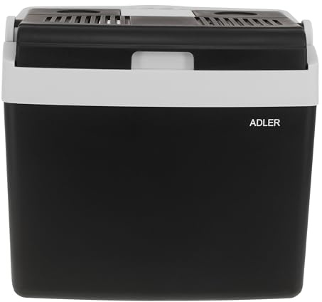 ADLER Tragbare Kühlbox 25L, HEIZUNG-KÜHLUNG-Schalter