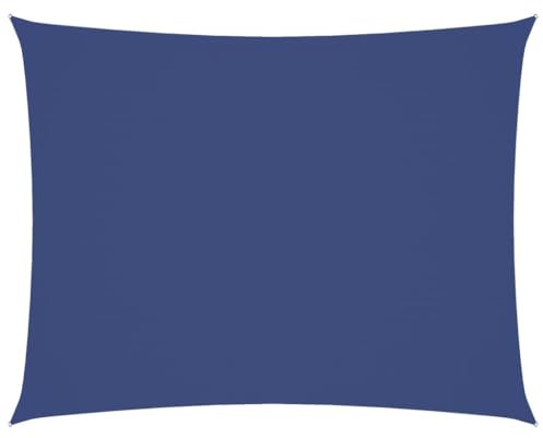 vidaXL Voile de Parasol Tissu Oxford rectangulaire 5x7 m Bleu, Voile de Parasol, bâche de Parasol, écran Solaire, voiles de Parasol, bâches de Parasol