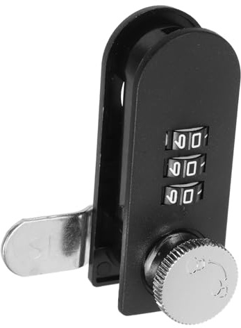 Gatuida Serrure à Code pour Boîte Aux Lettres et Tiroir Verrouillage Mécanique Alliage Protection Sécurisée pour Armoire et Cabinet de Rangement Bureau et Maison