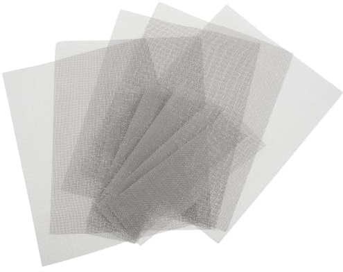 ARTSEWPLY Malla Metálica de Alambre de Tungsteno para Reparación de Plástico y Acero Inoxidable Kit de 10 Unidades 5X15 CM y 15X20 CM Malla Fina Soldada para Parachoques y Reparaciones