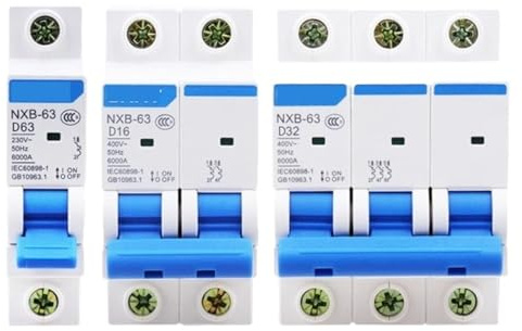 Leitungsschutzschalter NXB-63-1P/2P/3P 10A-63A D 10A, D 16A, D 20A, D 25A, D 32A, D 40A, D 50A, D 63A(2P,D 25A)