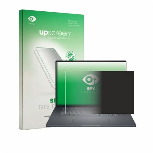 upscreen Anti-Spy Blickschutzfolie für Dell Pro Precision 7 Series 16 Made in Germany, Privacy Screen-Folie [Sichtschutz, Blaulichtfilter]