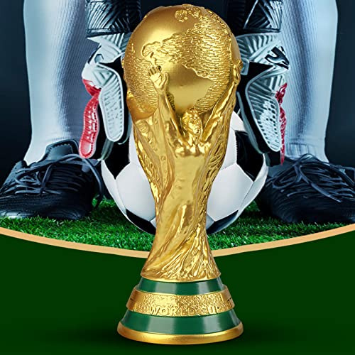 Trofeo 3D Coppa del Mondo 2026 replica oro 2026 Coppa del Mondo di calcio trofeo campione di calcio premio di calcio trofeo per ufficio casa fan club, regalo commemorativo da collezione per gli