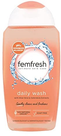 Femfresh Everyday Care Daily Intimate Wash hypoallergen und seifenfrei, 250ml (Verpackung kann variieren)
