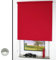 Liedeco Seitenzugrollo Uni-Tageslicht, rot, 62X180 cm