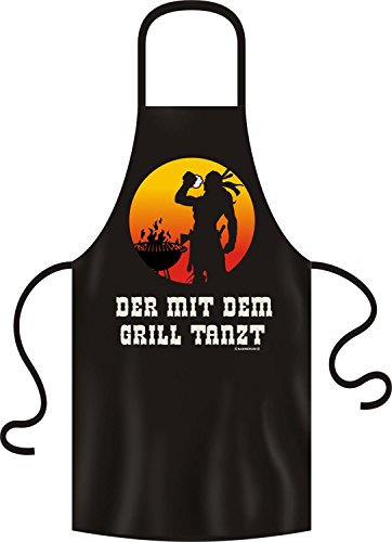 Grillschürze Einheitsgrösse 100% Baumwolle - Der mit dem Grill tanzt