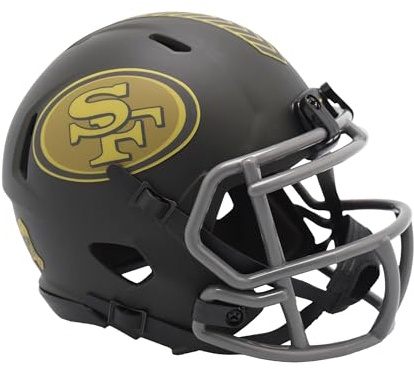 Riddell NFL Salute to Service 2025 San Francisco 49ers Mini Helm Speed Footballhelm