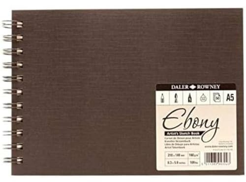 Daler-Rowney Skizzenbuch, A5, Querformat, harter Einband, spiralgeheftet