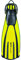 Mares Erwachsene Fins Avanti Quattro + Flossen Mit Riemen, Gelb, XL